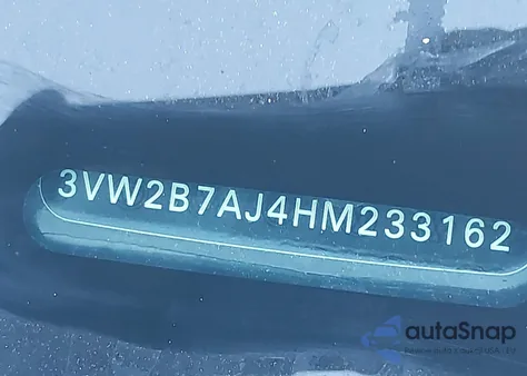 2017 Volkswagen Jetta 1.4T S из США, поврежденный, VIN 3VW2B7AJ4HM233162